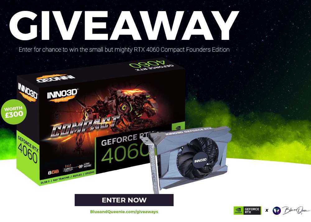 Nvidia RTX 4060 Compact Founders Edition GPU Giveaway
