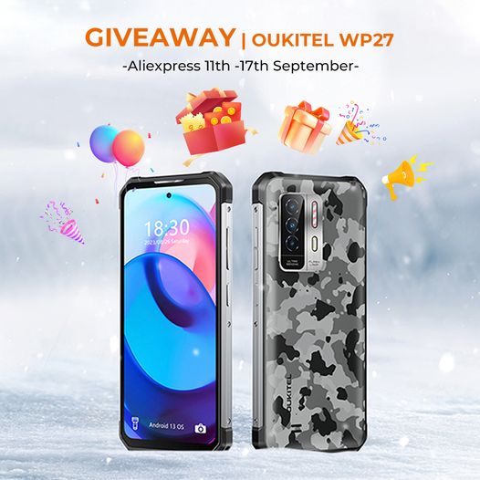 Oukitel WP27 Mobile Phone Giveaway