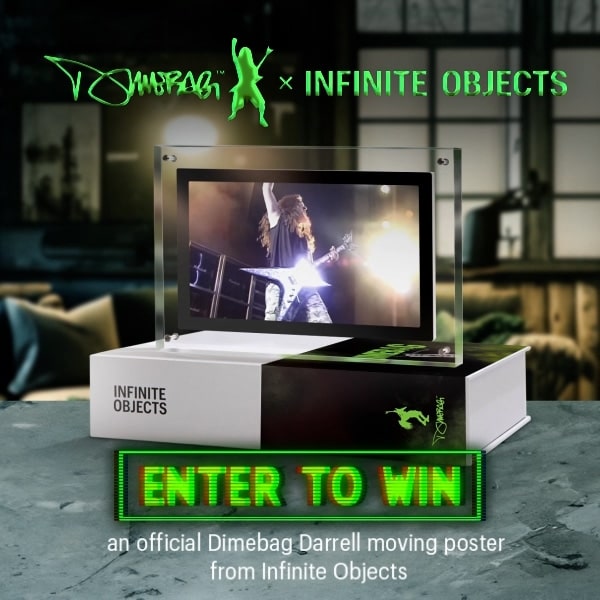 Infinite Objects | Dimebag Darrell Moving Poster Giveaway
