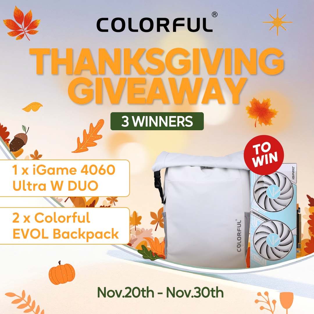 Colorful Thanksgiving Giveaway