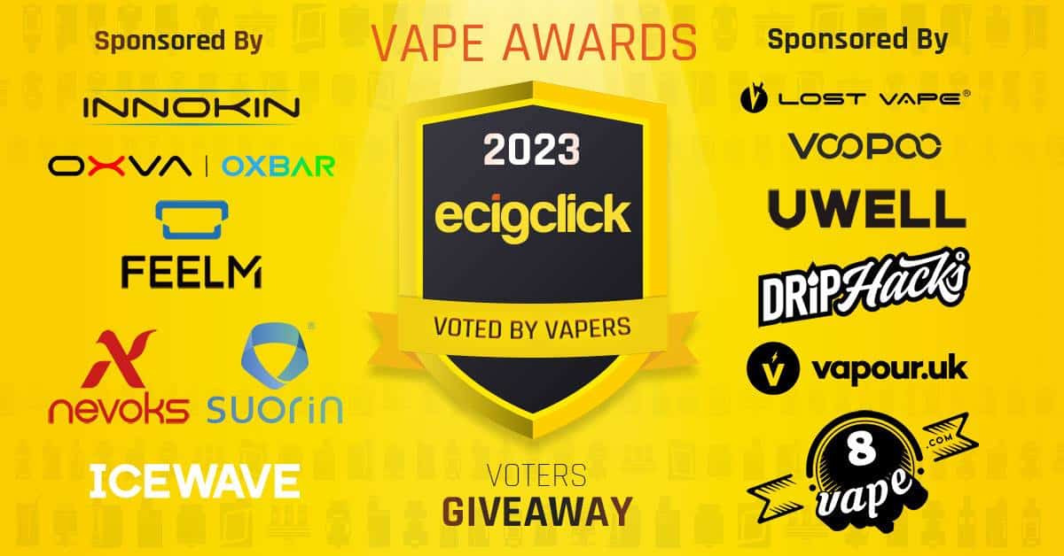 Ecigclick Vape Awards 2023 Giveaway