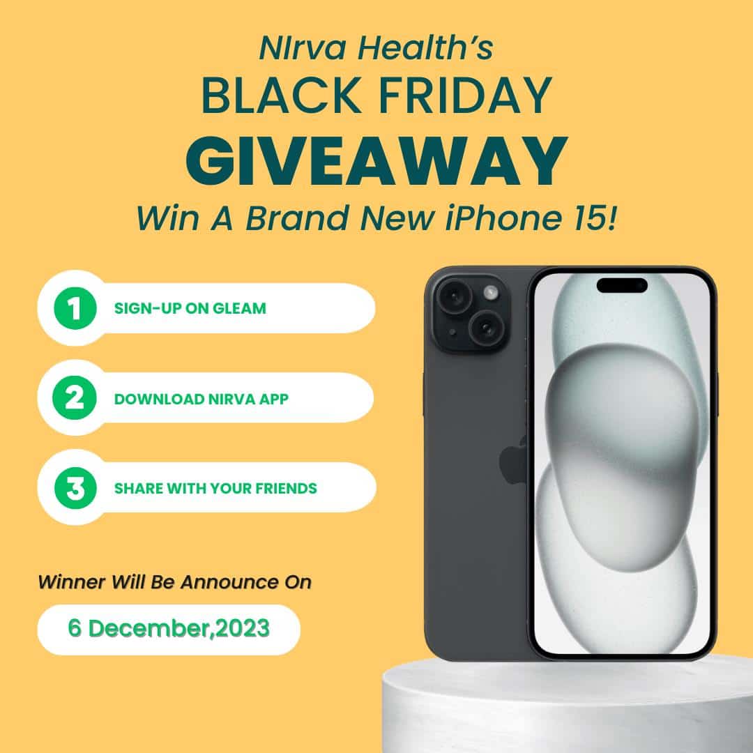 Nirva Health's iPhone 15 Black Friday Giveaway