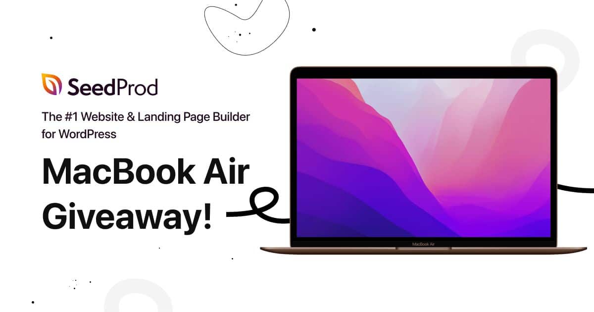 Seedprod MacBook Air M2 2023 Giveaway