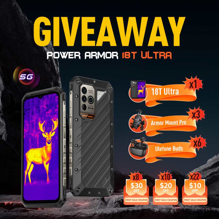 Ulefone Power Armor 18T Ultra Giveaway