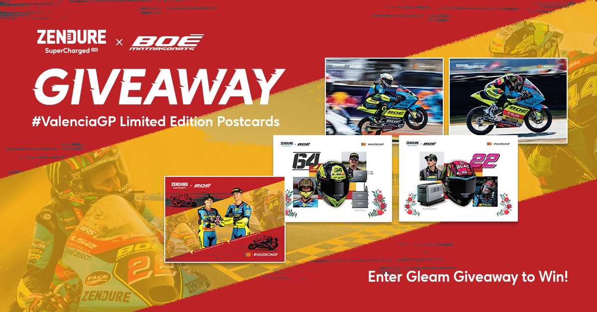 #ValenciaGP Limited Edition Postcards Giveaway