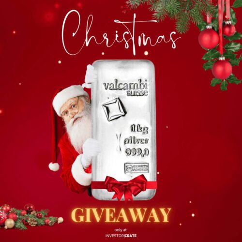 Investorcrate | Christmas Silver Bar Giveaway