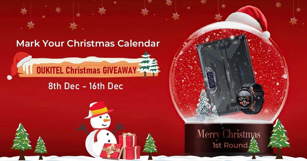 Oukitel Christmas Calendar Giveaway