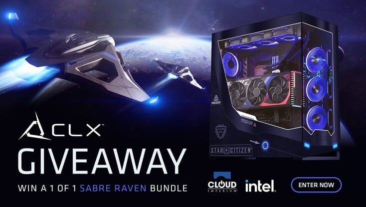 CLX Custom Sabre Raven Horus PC and Game Package Giveaway