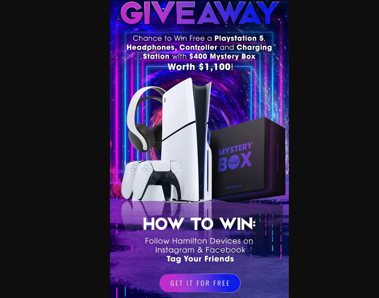 Hamilton Devices | Playstation 5 & Mystery Box Giveaway