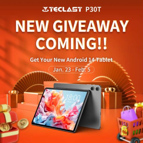 Teclast January Giveaway | P30T Tablet