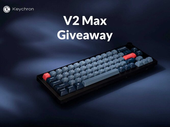 Keychron V2 Max Mechanical Keyboard Giveaway
