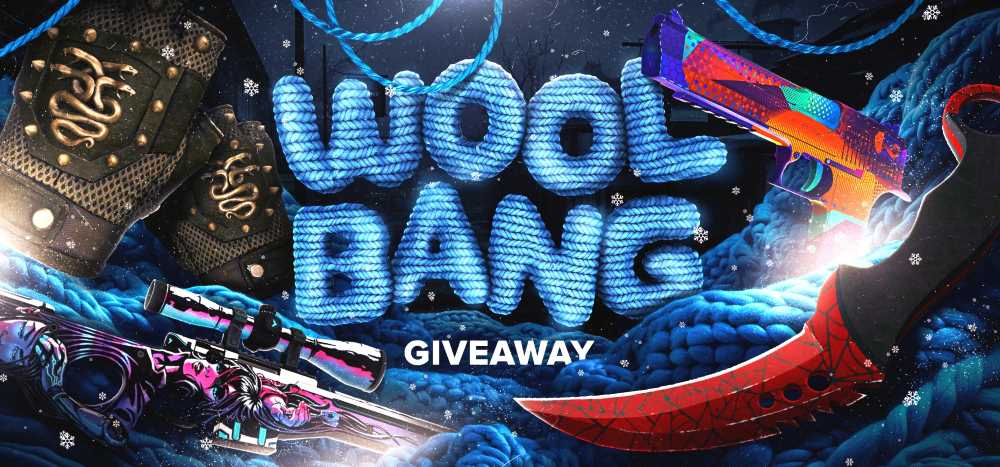 Hellcase Wool Bang CS2 Skins Giveaway