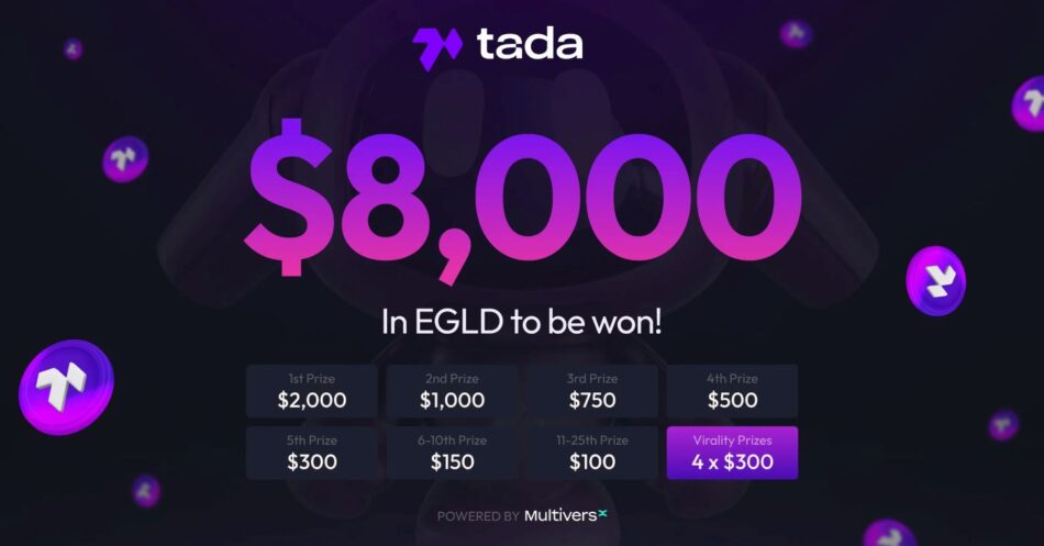 Ta-da $8000 USD Challenge Giveaway