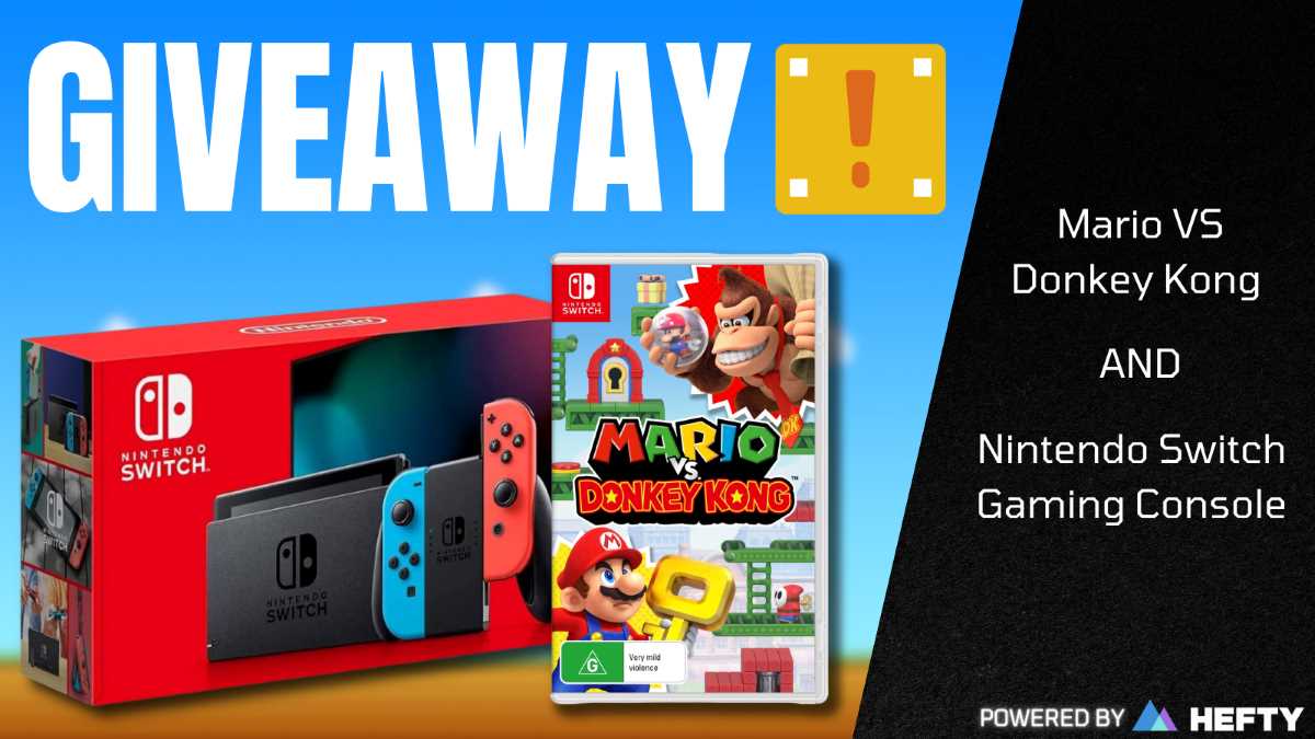 Hefty.gg Nintendo Switch + Mario VS Donkey Kong Bundle