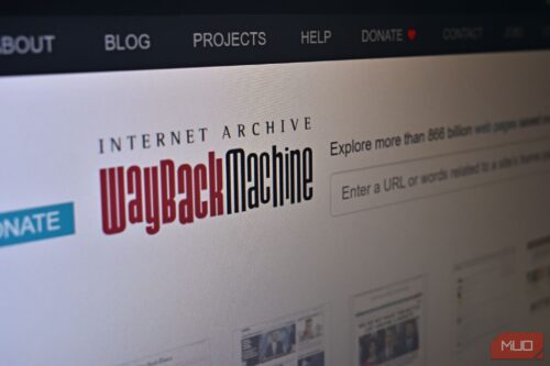 browse and archive websites using the Wayback Machine