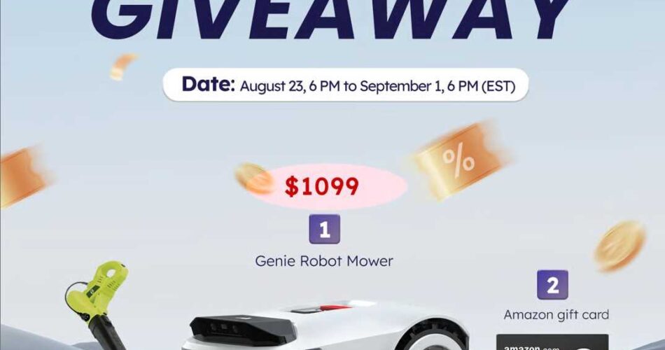 Genie Robot Mower Giveaway