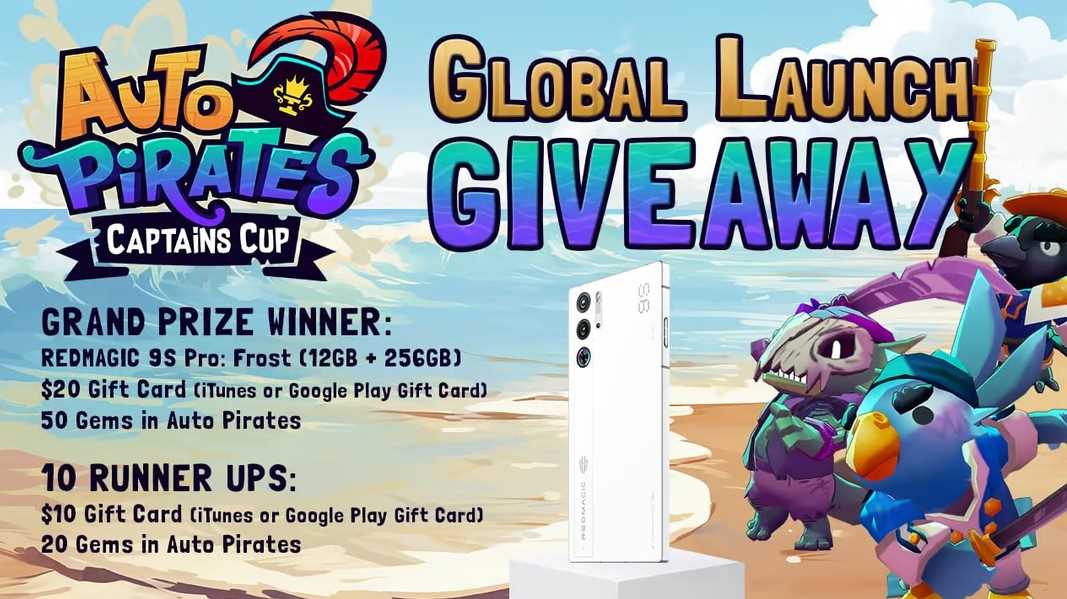 Auto Pirates: The Global Launch Redmagic 9S Pro Giveaway