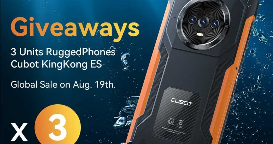 Cubot KingKong ES Global Sale Giveaway