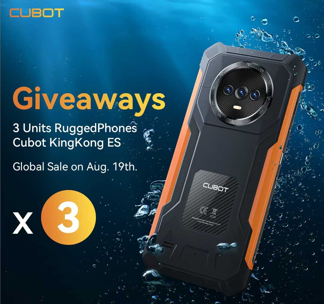 Cubot KingKong ES Global Sale Giveaway