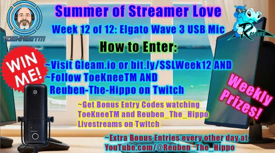 ToeKneeTM x Reuben | Summer Of Streamer Love Giveaway