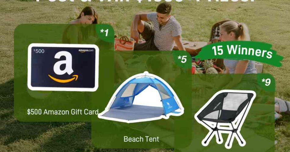 Camel Summer Giveaway: Post & Win $1000+ Prizes!