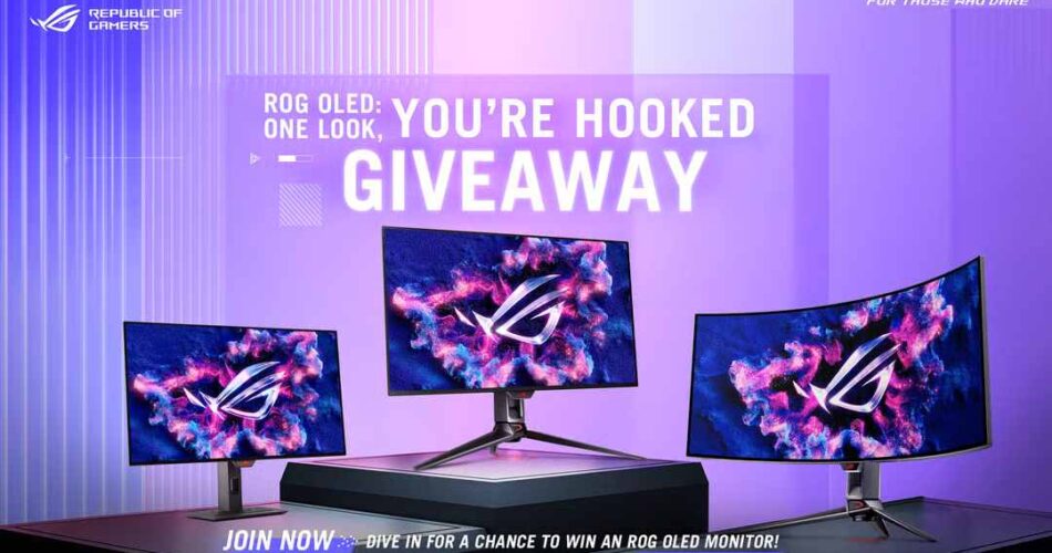 ROG OLED Monitor Giveaway Campaign - One Look You’re Hooked