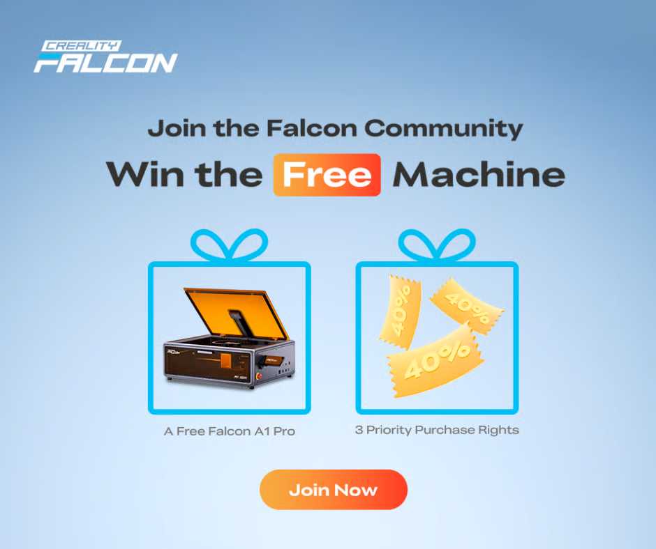 Want a Free Falcon A1 Pro Laser Engraver? Join Now!