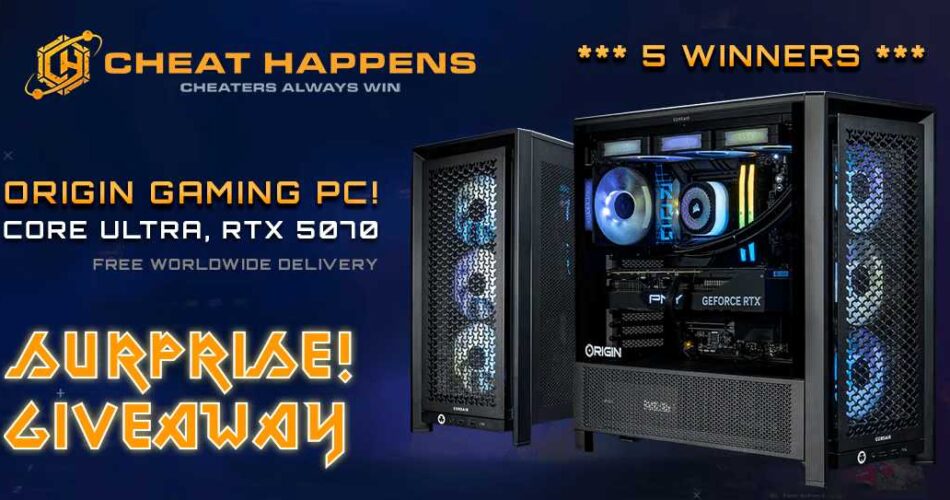 Cheat Happens Presents ORIGIN Gaming PC Giveaway