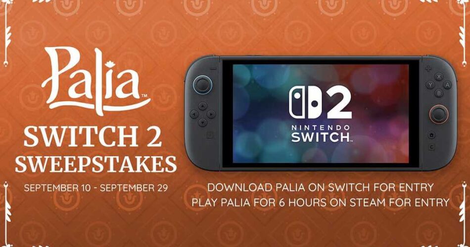 Palia Of Barns Nintendo Switch 2 Sweepstakes