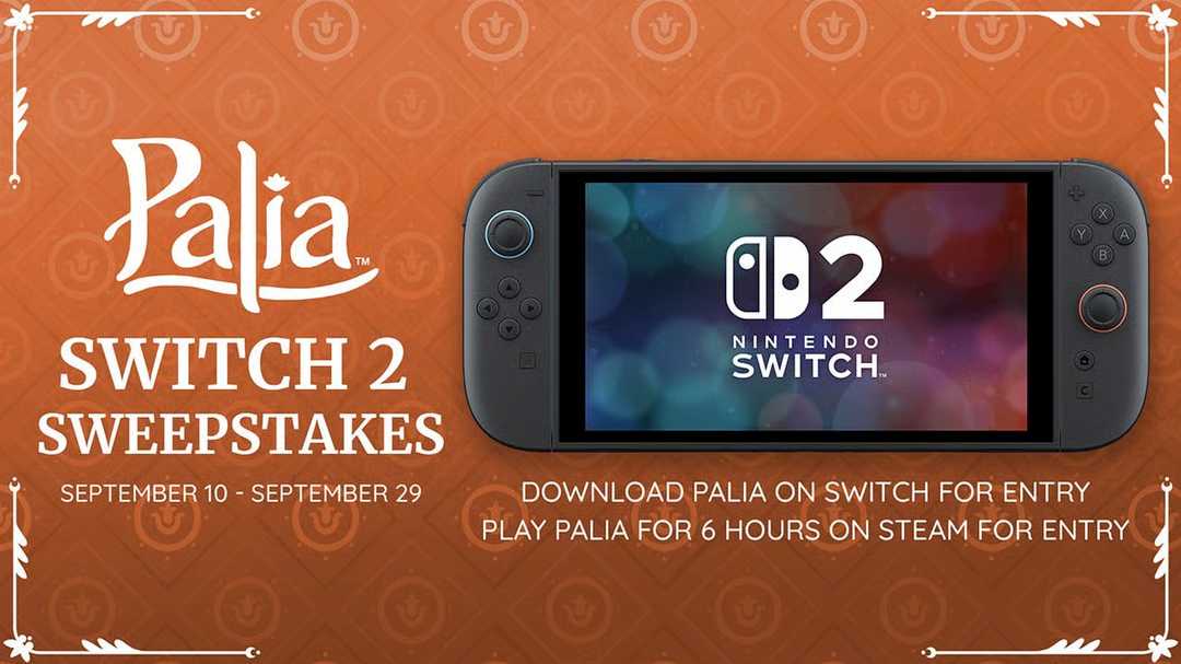 Palia Of Barns Nintendo Switch 2 Sweepstakes