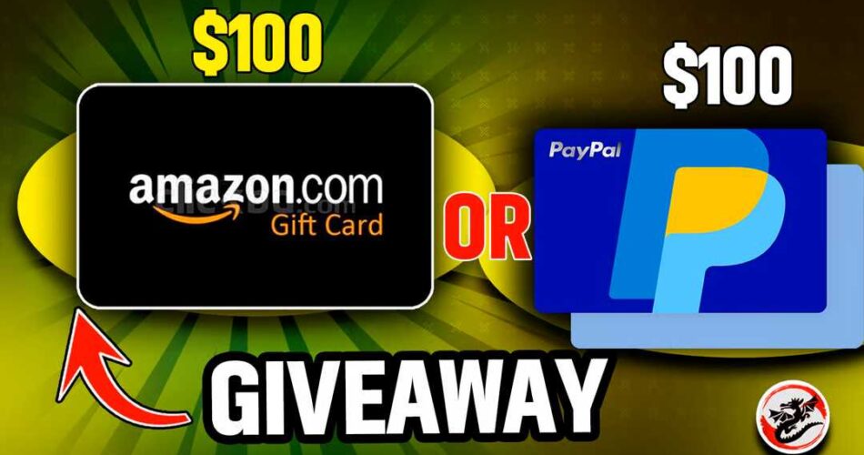 Dragon Blogger: $100 PayPal or Amazon Gift Card Giveaway