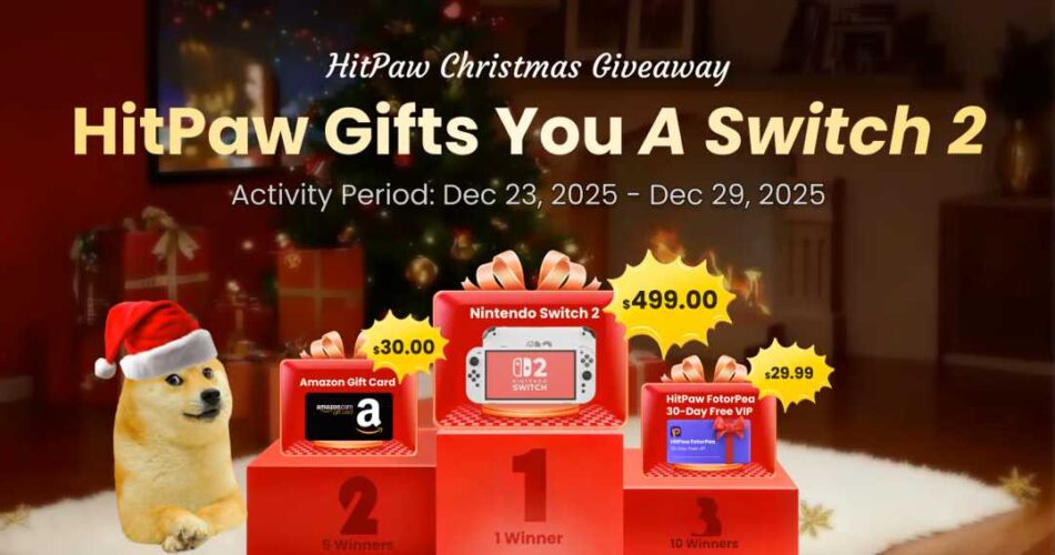 HitPaw: Nintendo Switch 2 Christmas Giveaway