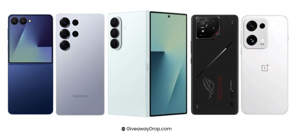 List of Smartphone Giveaways on GiveawayDrop.com