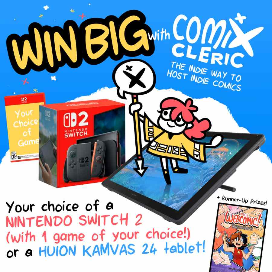 Nintendo Switch or Huion Kamvas 24 Tablet Giveaway