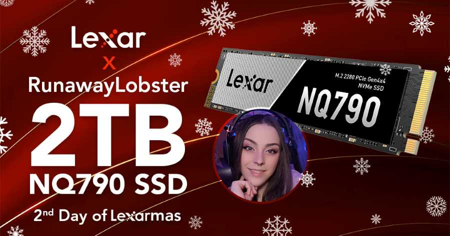 Win 2TB Lexar NQ790 M.2 2280 PCIe Gen4x4 NVMe SSD Giveaway