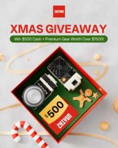 Zhiyun Giveaway Win Up To $1500 Gifts