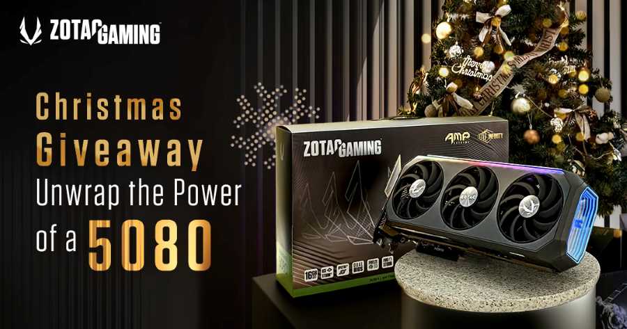 Zotac Gaming GeForce RTX 5080 AMP Extreme Infinity Giveaway