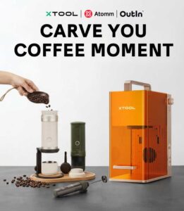 XTool x OutIn: Coffee Machine + Grinder Giveaway