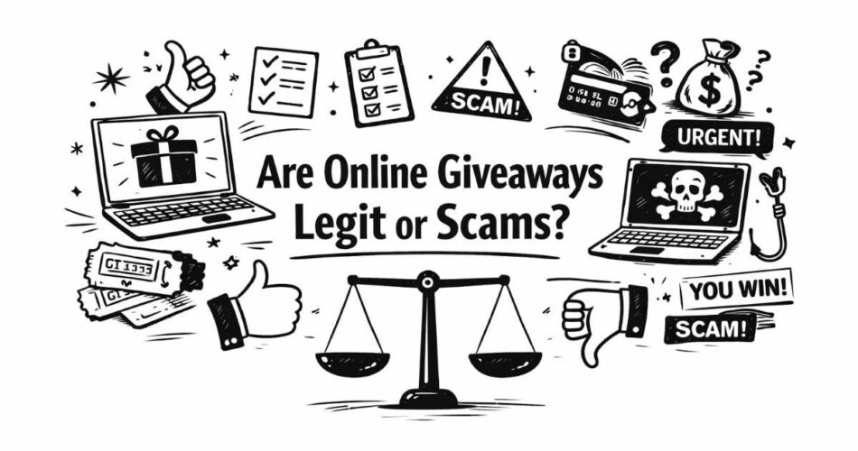 Are Online Giveaways Legit or Scams? How to Tell the Difference