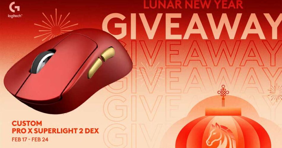 Logitech G Lunar New Year Edition PRO X Superlight 2 Giveaway