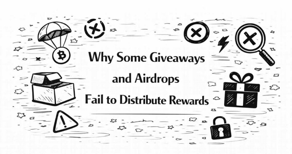 Why Some Giveaways and Airdrops Fail to Distribute Rewards