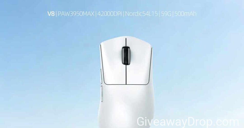 Attack Shark V8 Wireless Gaming Mouse Giveaway