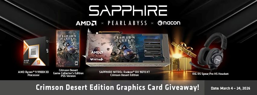 Crimson Desert Edition Graphics Card Giveaway