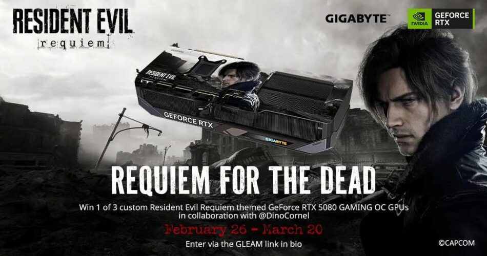 GIGABYTE X Dino Cornel Resident Evil Requiem Giveaway