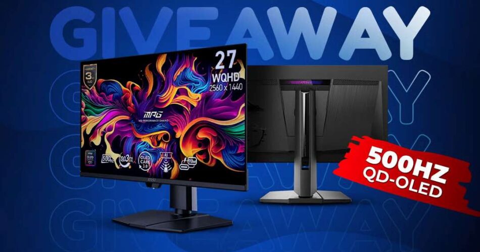 MSI Beyond Reflex QD-OLED Gaming Monitor Giveaway