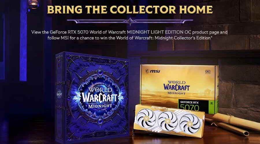 MSI x World of Warcraft Midnight Collector's Edition Giveaway