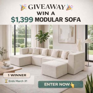 Monvane Couch Spring Sale Giveaway & Deals up to 30% Off