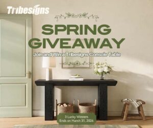 Tribesigns Console Table Spring Giveaway