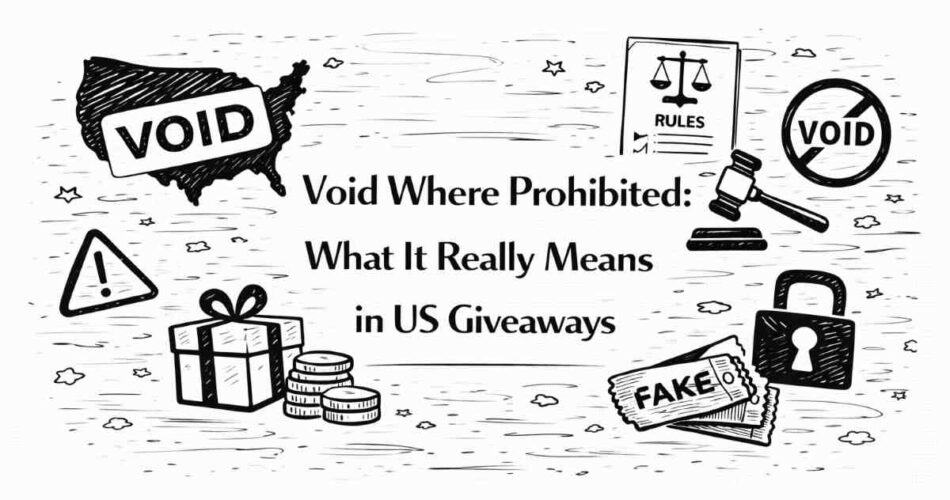 Void Where Prohibited: What It Really Means in US Giveaways :
