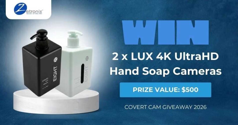 Zetronix LUX 4K Surveillance Camera Giveaway
